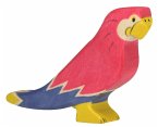 Holztiger 80178 - Papagei, Holz, 7,1 cm