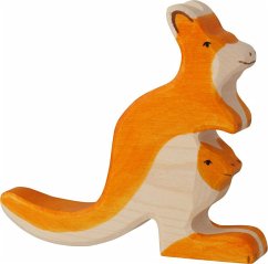 Cover Holztiger 80193 - Känguruh mit Jungem