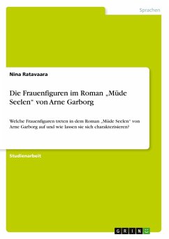 Die Frauenfiguren im Roman ¿Müde Seelen¿ von Arne Garborg