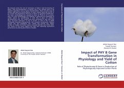 Impact of PHY B Gene Transformation in Physiology and Yield of Cotton
