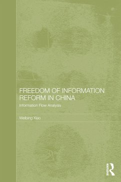 Freedom of Information Reform in China - Xiao, Weibing