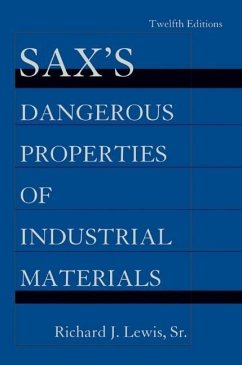 Sax's Dangerous Properties of Industrial Materials, 5 Volume Set - Lewis, Richard J.