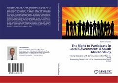 The Right to Participate in Local Government: A South African Study - Barichievy, Kelvin