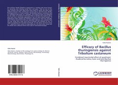 Efficacy of Bacillus thuringiensis against Tribolium castaneum