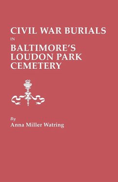 Civil War Burials in Baltimore's Loudon Park Cemetery - Watring, Anna Miller
