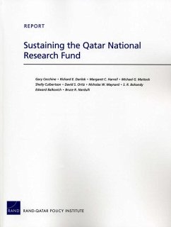Sustaining the Qatar National Research Fund - Cecchine, Gary