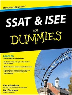 SSAT and ISEE For Dummies - Kotchian, Vince; Simmons, Curt