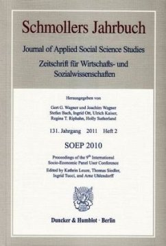 Cover SOEP 2010.
