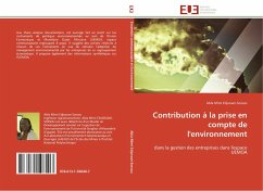 Contribution à la prise en compte de l'environnement - Edjossan-Sossou, Abla Mimi