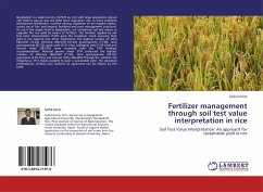 Fertilizer management through soil test value interpretation in rice