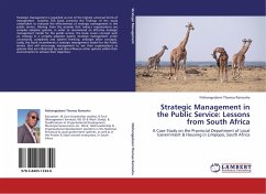 Strategic Management in the Public Service: Lessons from South Africa