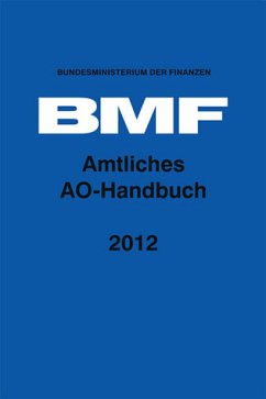 Cover Amtliches AO-Handbuch 2012