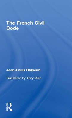 The French Civil Code - Halperin, Jean-Louis
