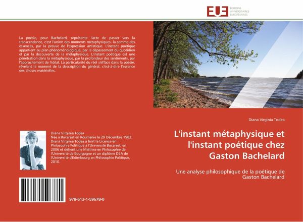 L'instant métaphysique et l'instant poétique chez Gaston Bachelard L'instant métaphysique et l'instant poétique chez Gaston Bachelard
