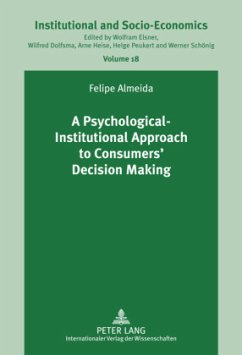Cover A Psychological-Institutional Approach to Consumers' Decision Making
