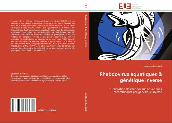 Rhabdovirus aquatiques & génétique inverse