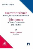 Fachwörterbuch Recht, Wirtschaft und Politik Band 2: Deutsch - Englisch