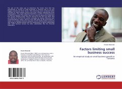 Factors limiting small business success - Nkonoki, Enock