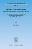 Beihilfen zur Gewährleistung des öffentlichen Personennahverkehrs