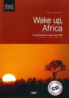 Cover Wake up, Africa. Chorleiterausgabe inkl. AudioCD