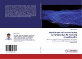 Nonlinear refractive index variation due to varying wavelengths