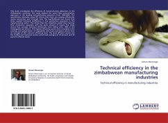 Technical efficiency in the zimbabwean manufacturing industries