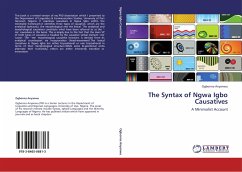The Syntax of Ngwa Igbo Causatives