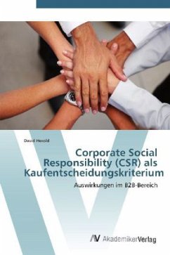 Corporate Social Responsibility (CSR) als Kaufentscheidungskriterium