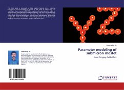 Parameter modeling of submicron mosfet