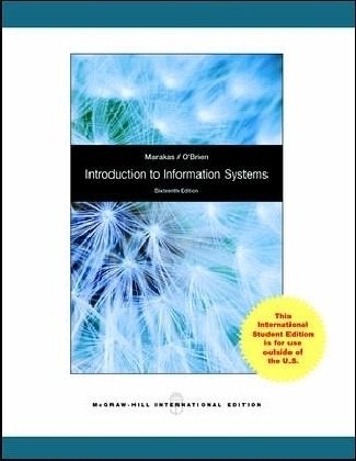 Introduction to Information Systems, Loose Leaf