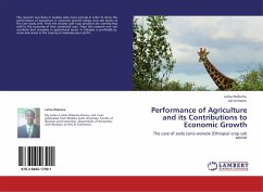 Performance of Agriculture and its Contributions to Economic Growth