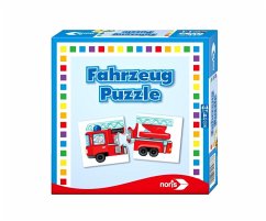 Noris 608985663 - Fahrzeuge Puzzle, Reise- und Mitbringspiel