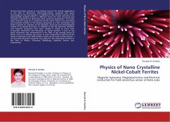 Physics of Nano Crystalline Nickel-Cobalt Ferrites