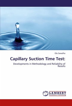 Capillary Suction Time Test: - Sawalha, Ola