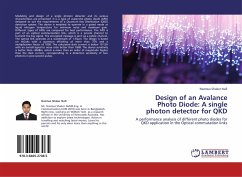 Design of an Avalance Photo Diode: A single photon detector for QKD