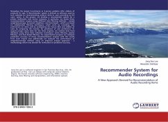 Recommender System for Audio Recordings - Lee, Jong Seo;Dekhtyar, Alexander