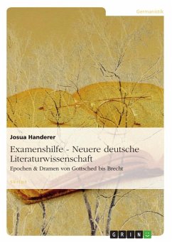 Examenshilfe - Neuere deutsche Literaturwissenschaft - Handerer, Josua