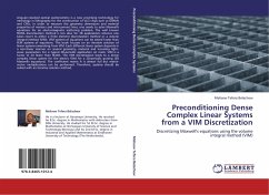 Preconditioning Dense Complex Linear Systems from a VIM Discretization