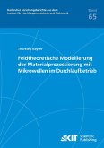 Feldtheoretische Modellierung der Materialprozessierung mit Mikrowellen im Durchlaufbetrieb Feldtheoretische Modellierung der Materialprozessierung mit Mikrowellen im Durchlaufbetrieb
