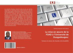 La mise en ¿uvre de la FOAD à l¿Université de Ouagadougou: - Kaboré, Dimkêeg Sompassaté Parfait