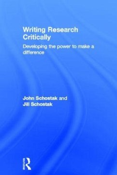 Writing Research Critically - Schostak, John; Schostak, Jill