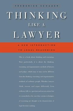 Thinking Like a Lawyer - Schauer, Frederick