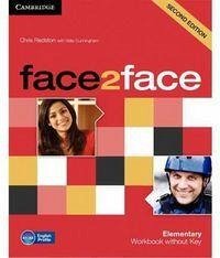 Cover Face2face Elementary Workbook Without Key