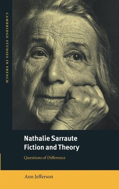 Nathalie Sarraute, Fiction and Theory - Jefferson, Ann