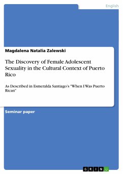 The Discovery of Female Adolescent Sexuality in the Cultural Context of Puerto Rico - Zalewski, Magdalena Natalia