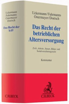 Cover Das Recht der betrieblichen Altersversorgung (BetrAVR)