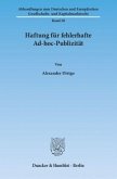 Haftung für fehlerhafte Ad-hoc-Publizität