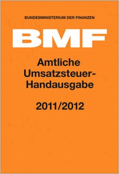 Cover Amtliche Umsatzsteuer-Handausgabe 2011/2012