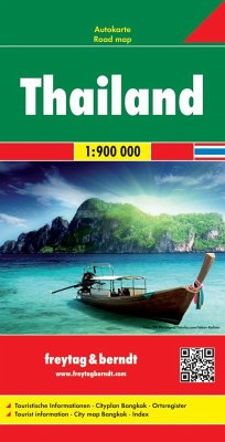 Freytag & Berndt Autokarte Thailand. Thailandia. Thailande