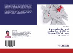 Standardization and Localization of HRM in Western MNCs in Iran - Ghotbi, Dena